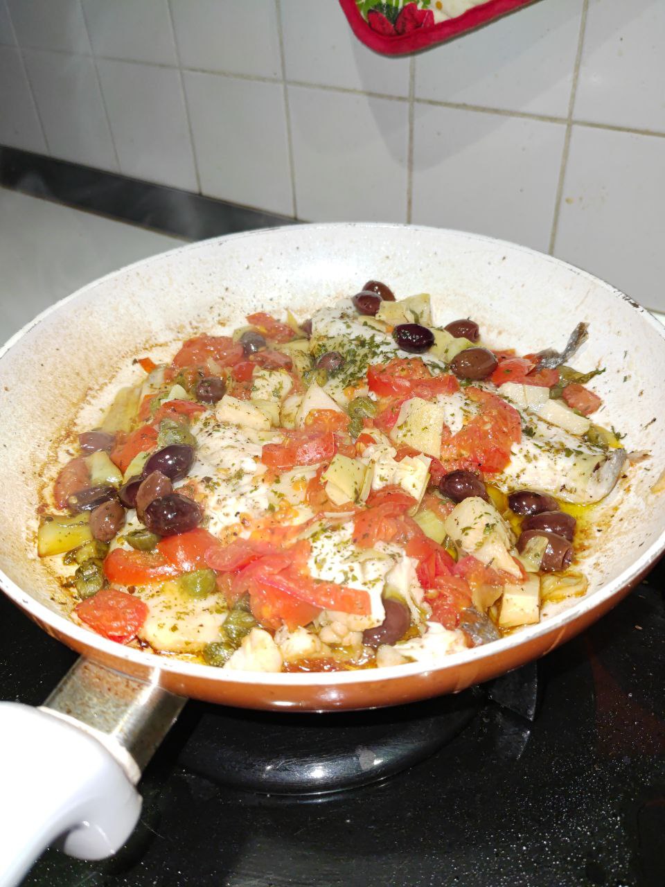 Filetti di branzino o orata ai&nbsp;capperi