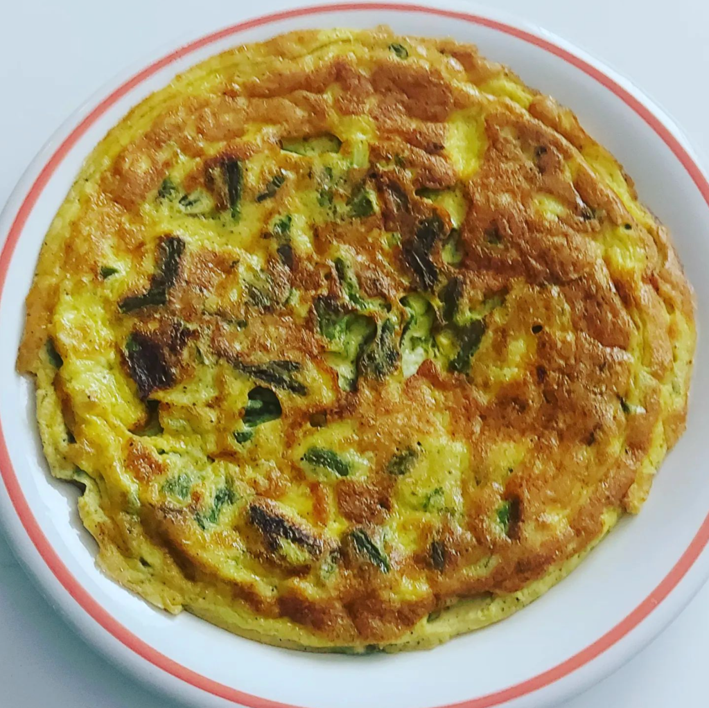 Frittata di asparagi&nbsp;verdi