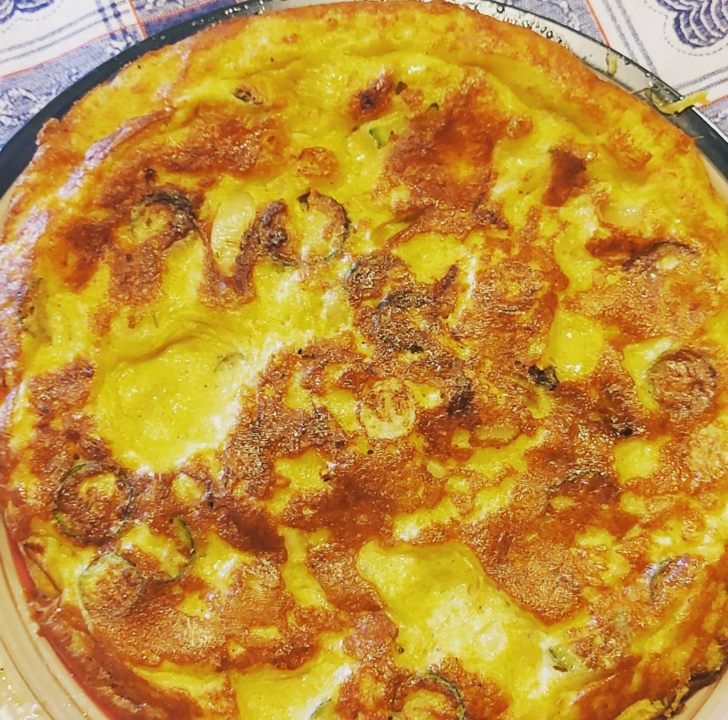 Frittata di cipolle e&nbsp;zucchine